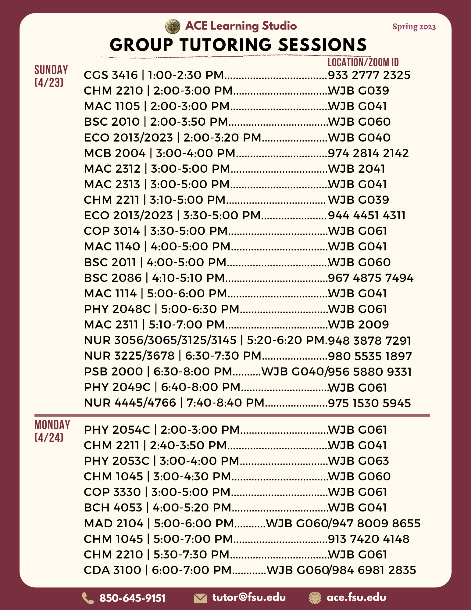 Group Tutoring | Academic Center for Excellence